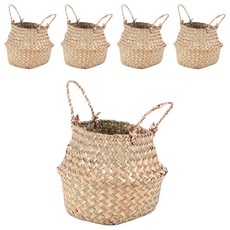 Morningscent 藤籃花盆蓋, 混色, 5個