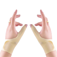 拇指手腕舒緩支撐帶 米色, 1套