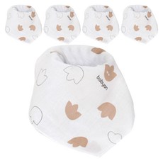 babyan 印花圍兜手帕 5入