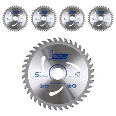 RLT TOOLS 木工圓鋸片 40齒 125mm, 5個