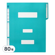 VICDREAM 政府文件夾 A4, 80個, 天藍色