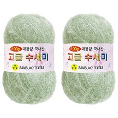 Yarna 大容量豪華洗地機106粉紅100克, 162 綠茶薄荷, 2個