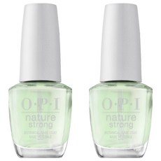 오피아이 네이처스트롱 보태니컬 베이스코트, 투명, 2개, 15ml