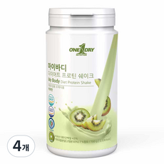 원데이뉴트리션 마이바디 프로틴 쉐이크 키위맛, 4개, 700g