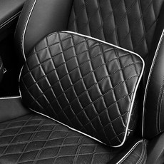 XFIT 第三代高密度記憶棉車用腰靠墊 短版, 白色, 2個