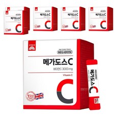 메가도스 비타민C 3000mg, 180g, 6개