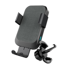 OWEIDA 歐威達 自動感應無線快充車用手機支架 15W無線充電器 360度旋轉, QX250, 黑色