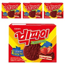 CHOCOVIC PIE 草莓夾心巧克力派, 216g, 4盒