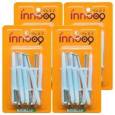 Innotime 混凝土塑膠壁虎一體式螺絲 10入 NIT608, 4個