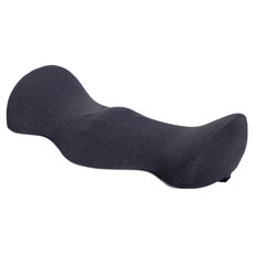 Angmet攜帶式折疊記憶棉腰椎腰枕, 深灰色