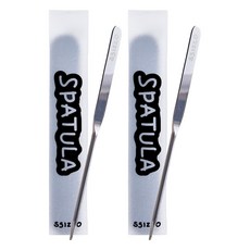 SSIZZO Glam Edge 美妝刮棒, 2個, 銀色