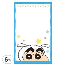 짱구 사각 메모패드, 코스튬, 6개