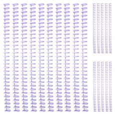 오비크 30공 바인더 라운드 루즈링 20개입, 12mm, 퍼플, 1개
