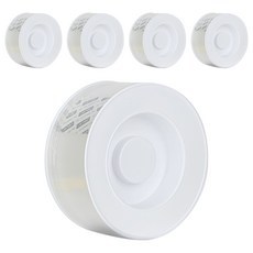 deLi 得力 凝膠型寬版雙面膠帶 2mm, 5個, 透明