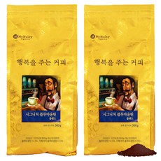 맥널티커피 시그니처 블루마운틴 블렌드 분쇄 원두, 핸드드립, 500g, 2개