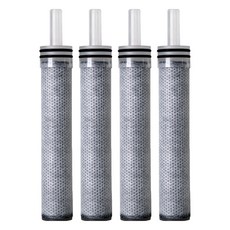 퓨어레인 샤워기 카본 필터 리필, 4개