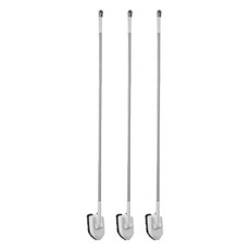 無死角2合1浴室清潔刷 長柄地板刷, 3個, 白色