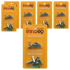 이노공구 가구용 조립 볼트 5p + 너트 5p 2종 세트, 25mm, 25mm, 60개