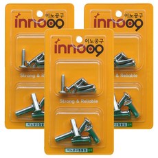 Innotime 家具用組裝螺絲 5入+螺帽 5入組, 25mm, 25mm, 3組