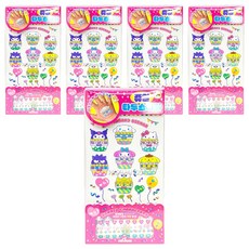 三麗鷗珠寶紋身貼紙, 隨機出貨, 5個