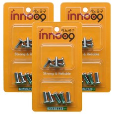 Innotime 傢俱用組裝螺栓5p + 螺帽5p 2種套組, 20mm, 20mm, 30個