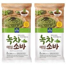 면사랑 녹차 메밀 소바, 292g, 2개