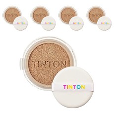 TINTON 珍珠氣墊粉餅替換芯, 21 Pink Beige, 5個