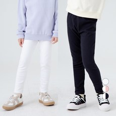 LollyTree 兒童柔軟觸感羅紋內搭褲 2件組