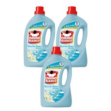 오미노비앙코 네이처프레쉬 무스키오 비앙코 화이트머스크향 액체 세탁세제, 2L, 3개