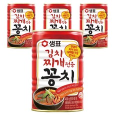 샘표 김치찌개 전용 꽁치 통조림, 4개