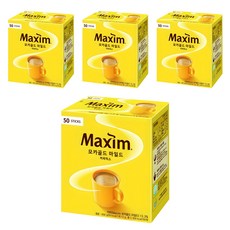맥심 모카골드 마일드 커피믹스, 12g, 50개입, 4박스