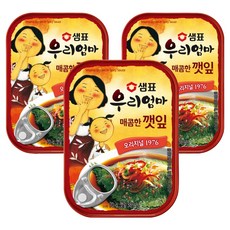 Sempio 膳府 芝麻葉罐頭 辣味, 70g, 3罐