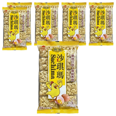 崑崎 雞蛋沙琪瑪 200g (台灣傳統點心/雞蛋風味/獨立包裝/伴手禮), 6包