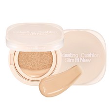THE FACE SHOP 菲詩小舖 貼妝持久輕透氣墊粉餅 12g, 1個, N201 Apricot Beige