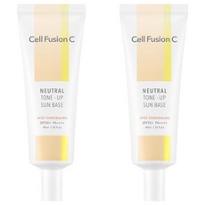 셀퓨전씨 뉴트럴 톤업 선 베이스 SPF50+ PA++++, 40ml, 2개