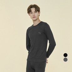PUMA BODYWEAR Puma 男士柔軟桃色拉絨融合內衣保暖內衣上下套裝(95~110)