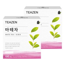 TEAZEN 茶禪 烘焙瑪黛茶茶包, 1.1g, 100包, 2盒