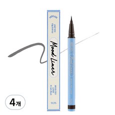투쿨포스쿨 아트클래스 무드 펜 라이너 0.6g, 1호 애쉬블랙, 4개