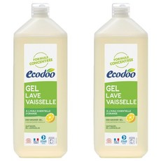 ecodoo 法國洗碗機清潔劑 液體型, 1L, 2個