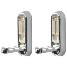 ALLGORR 一鍵式折疊衣架, 2個, 鉻