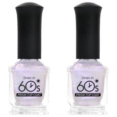 withshyan 60秒快乾指甲油, 稜鏡亮甲油, 15ml, 2個
