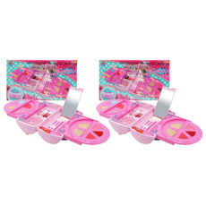 糖果女孩兒童化妝手提包化妝品套裝, 7種化妝品, 2組