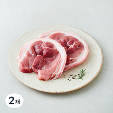 파머스팩 제주 흑돼지 미박 앞다리 구이용 (냉장), 2개, 500g