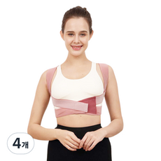 Trillionaire 簡易輔助帶 粉紅色, 4個