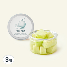 온브릭스 주식회사 농업회사법인 컷팅 세지 멜론, 200g, 3개