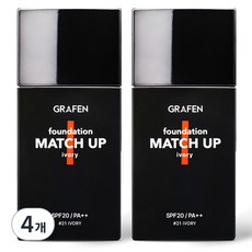 GRAFEN 男士粉底液 40ml, 21 Ivory, 4瓶