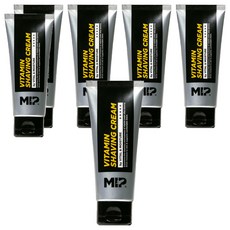 MIP 維他命刮鬍膏 活力保濕, 80ml, 6條