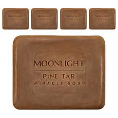 MOONLIGHT 莯光 神奇妙松焦油護膚皂, 120g, 5個