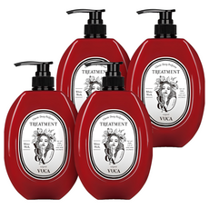 뷰카 클래식 딥 퍼퓸 단백질 극손상 케어용 트리트먼트 화이트머스크향, 1.05L, 4개