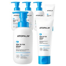 ATOPALM 愛多康 嬰幼兒從頭到腳全效洗髮沐浴露 300ml x 2 + 100ml 企劃套組, 2套
